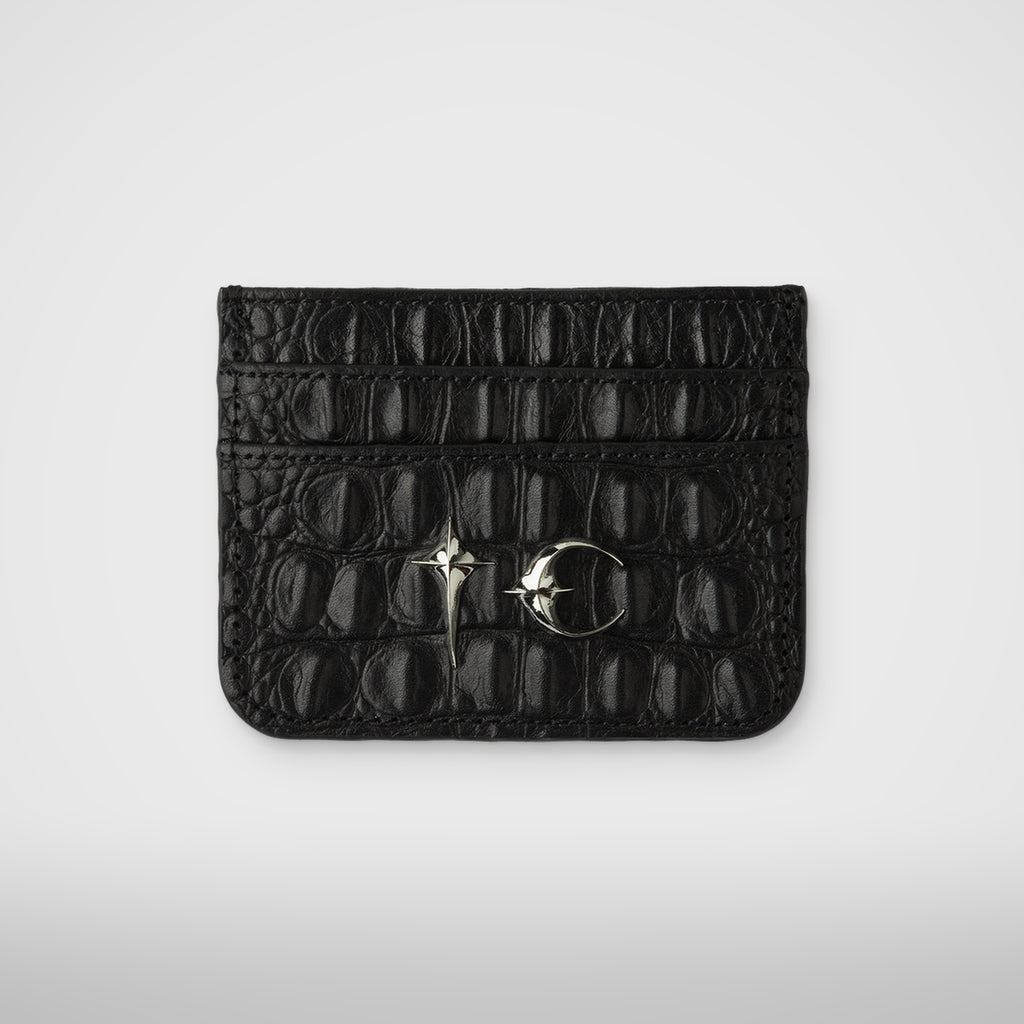 Thug Club TC Crocodile Card Holder in black