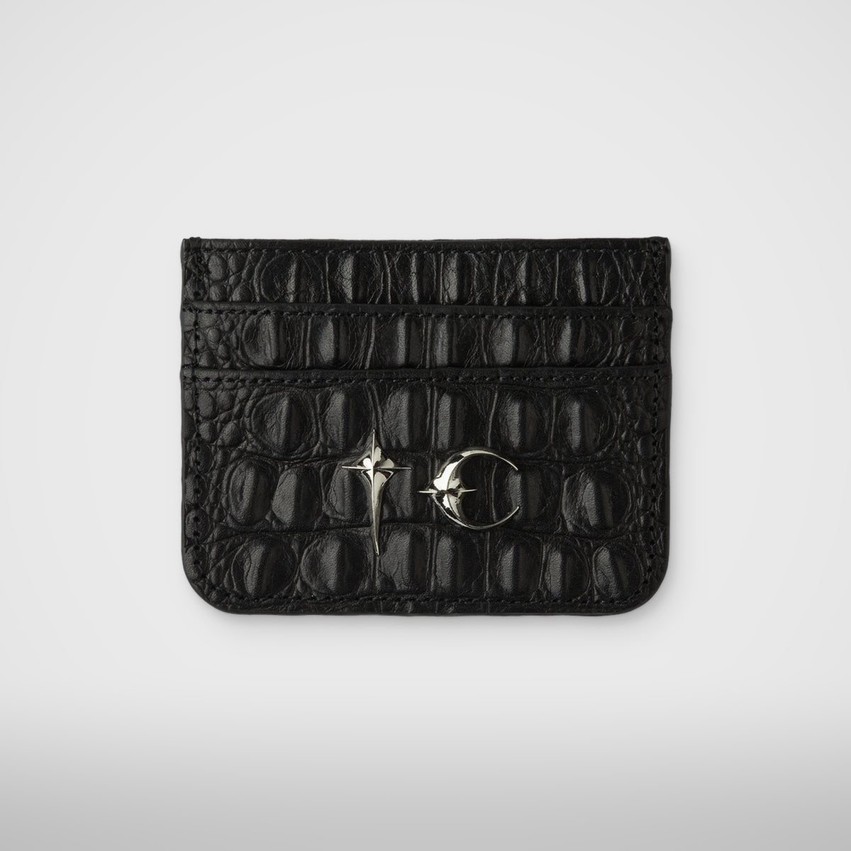 Thug Club TC Crocodile Card Holder in black