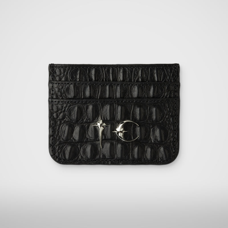Thug Club TC Crocodile Card Holder in black