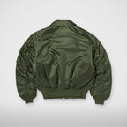 Thug Club X Alpha CWU 45/P Rivet Button Version in sage, back view