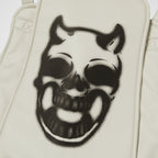 Thug Club Demi Quilted Vest in ivory, view 3 of 5