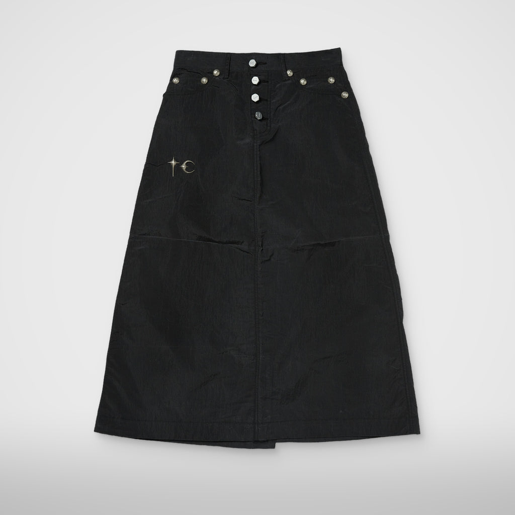 Thug Club Scarred Bio Army Skirt in black