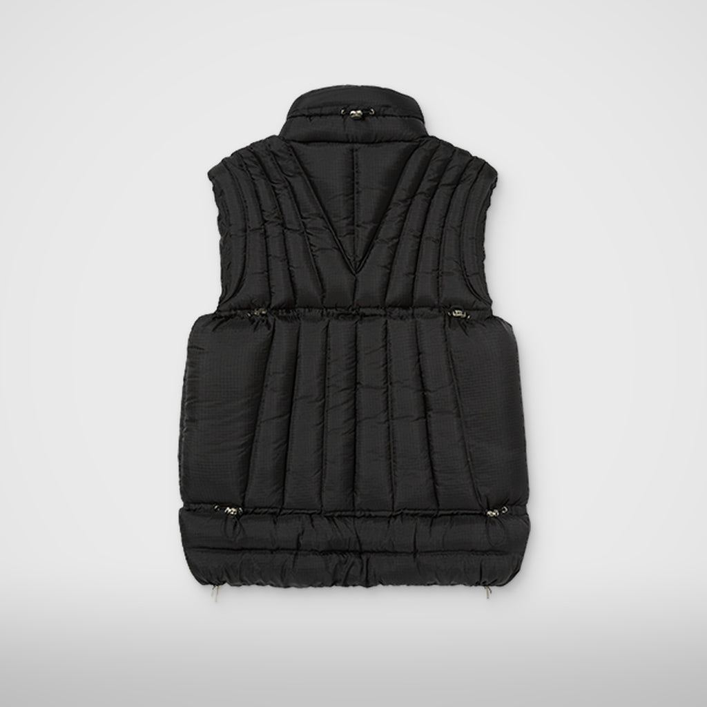 Thug Club War Life Down Vest in black, view 2 of 8