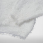 Thug Club Pack Fur Sword Hoodie in white, view 6 of 6