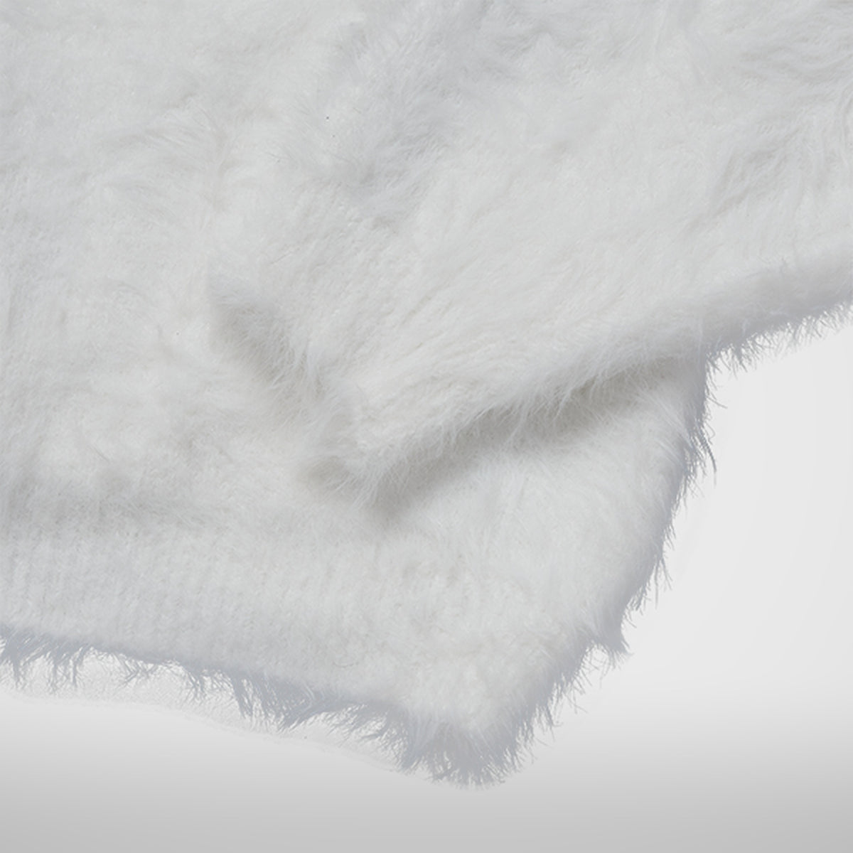 Thug Club Pack Fur Sword Hoodie in white, view 6 of 6