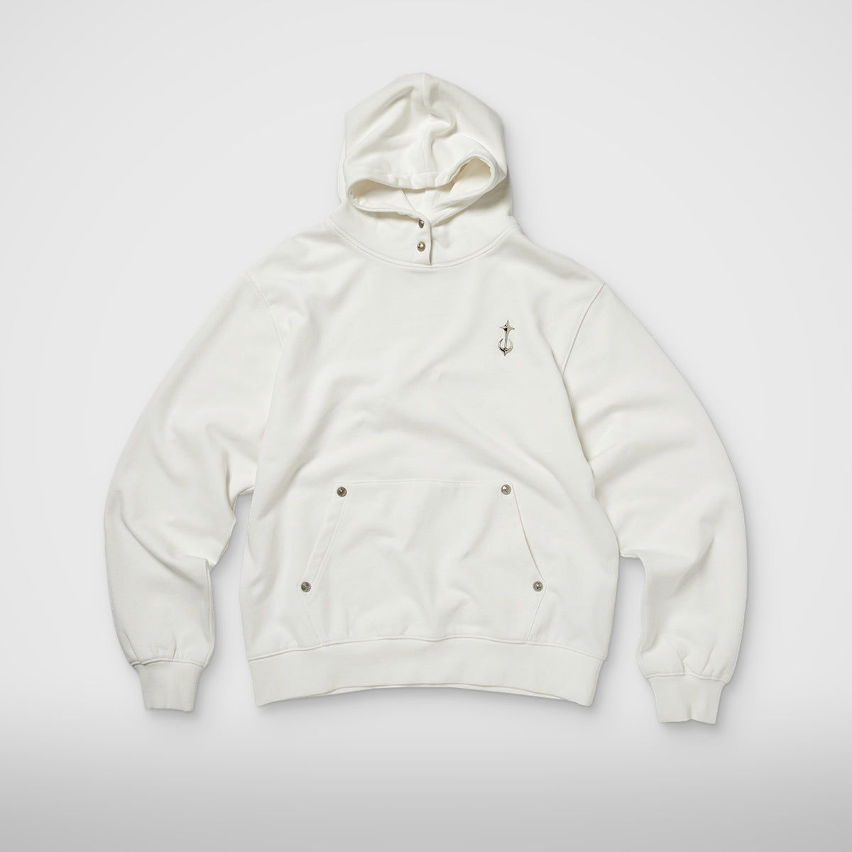 Thug Club Tantalum Cat Hoodie in white