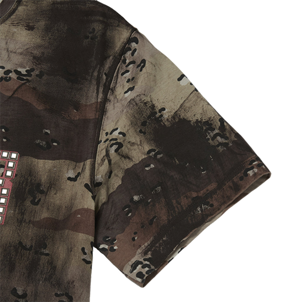 Thug Club Camoflage Chopper T-Shirt in beige, view 6 of 8
