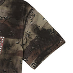 Thug Club Camoflage Chopper T-Shirt in beige, view 6 of 8