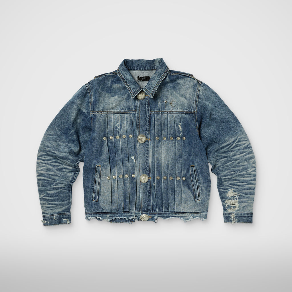 Thug Club TC Extendo Denim Jacket in blue