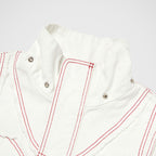 Thug Club Cave Denim Vest in white, view 8 of 10