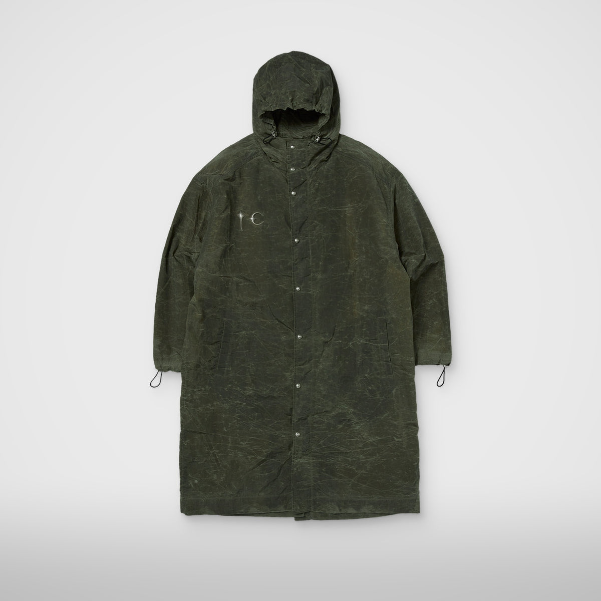 Thug Club Scarred Double Sheltering Poncho in khaki