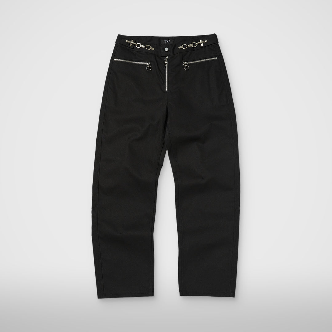 TC 3-ZIP Embroidered Pants