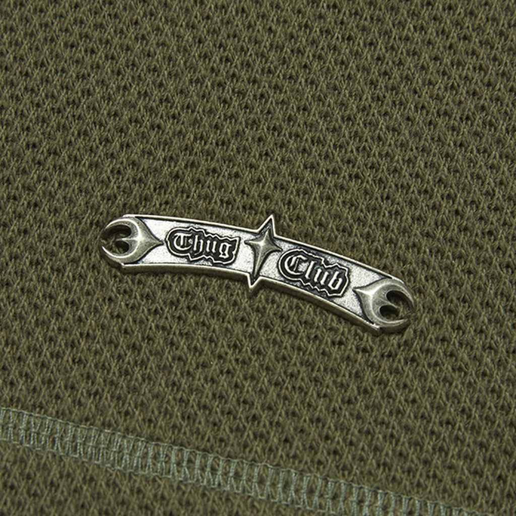 Thug Club Chopper Garage in khaki, view 7 of 7
