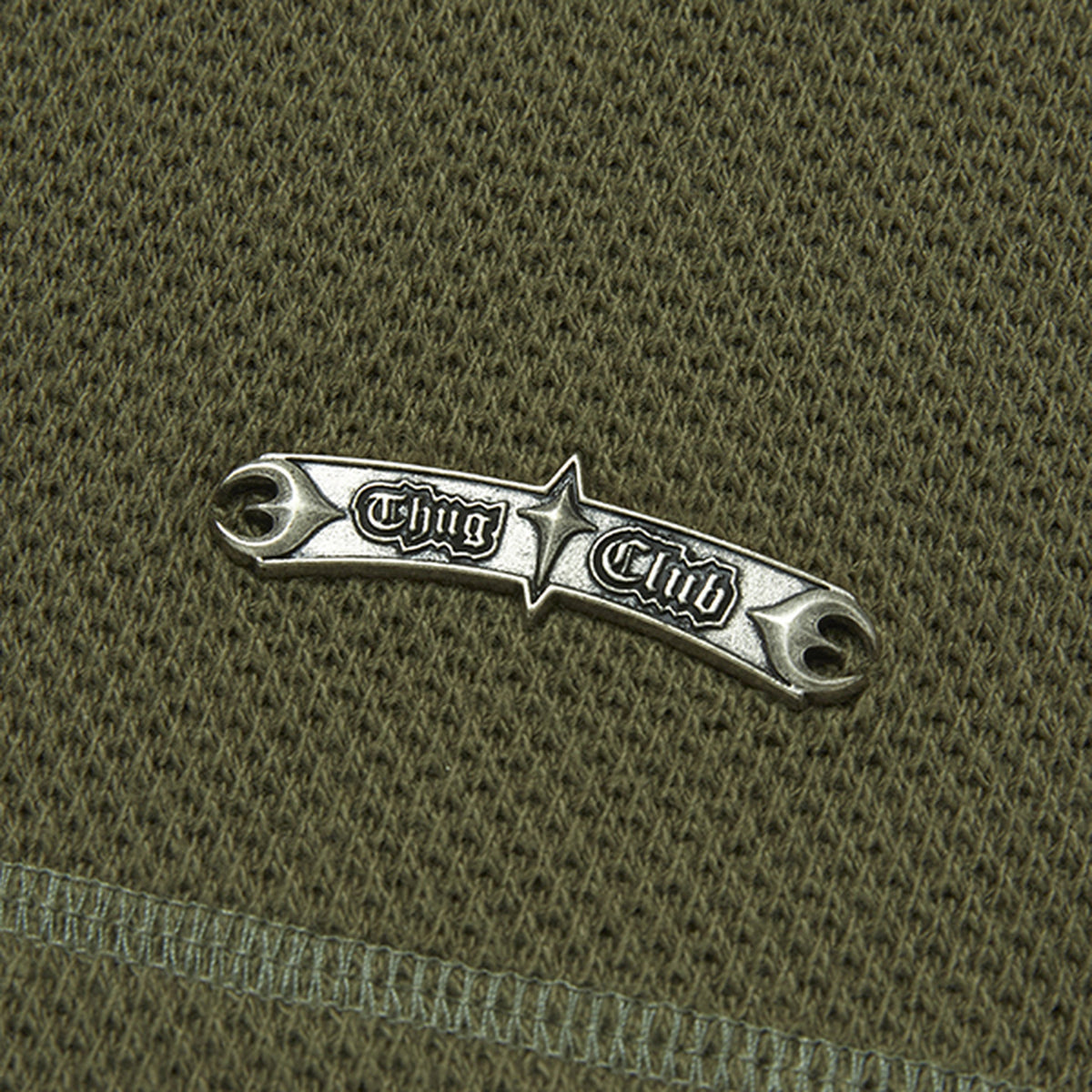 Thug Club Chopper Garage in khaki, view 7 of 7
