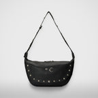 Thug Club Goat Skin Dragon Messenger Bag in black