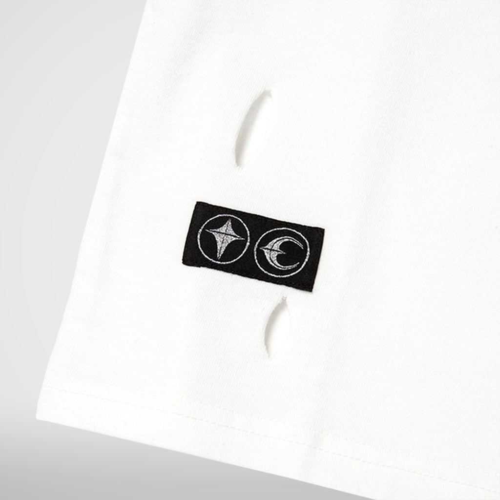 Thug Club Cross T Long Sleeve in white, view 5 of 7