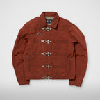 Thug Club Scarred Bio Soldier Jacket in red