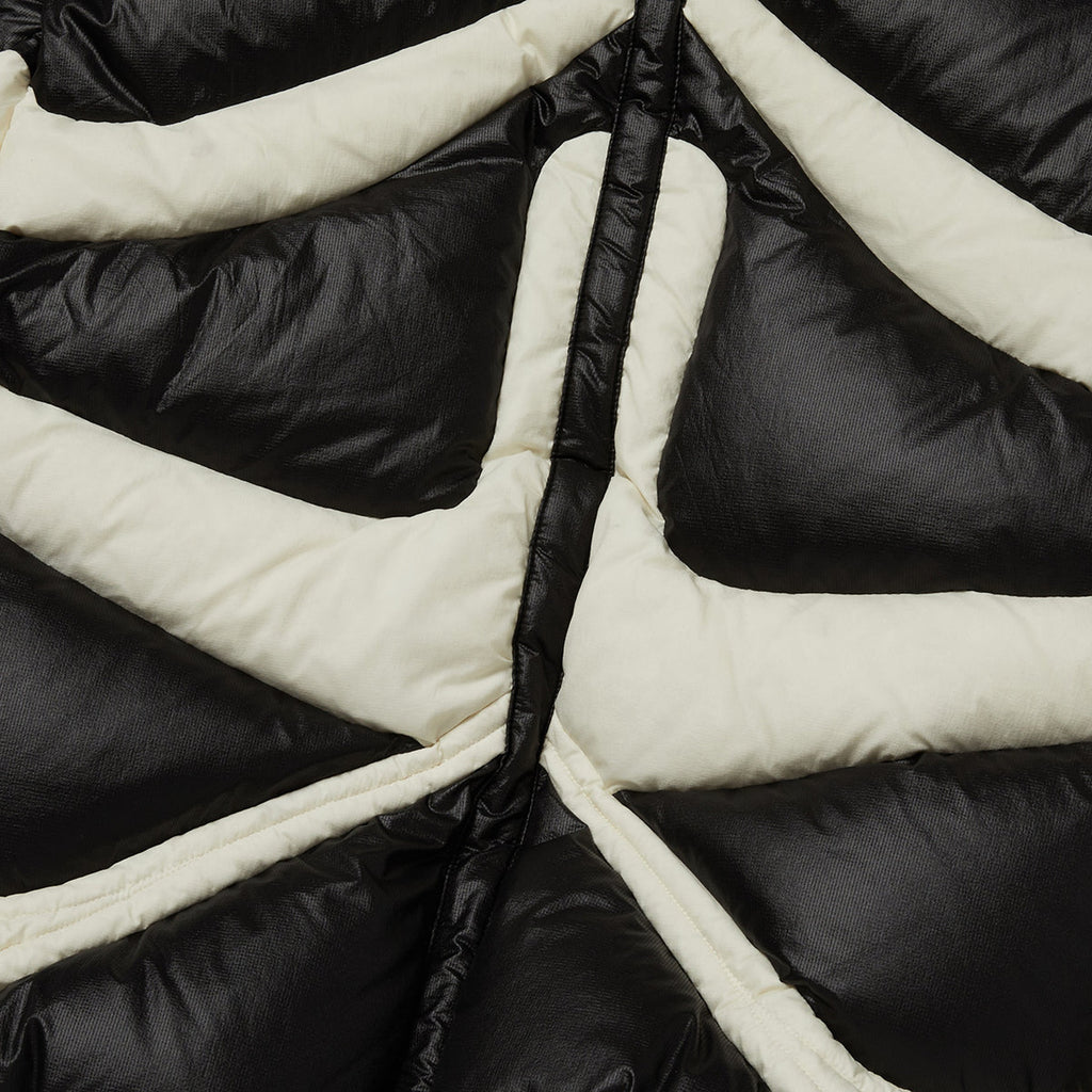 Thug Club TC Dunk Puffer Jacket in black/ivory, view 8 of 8