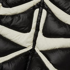Thug Club TC Dunk Puffer Jacket in black/ivory, view 8 of 8