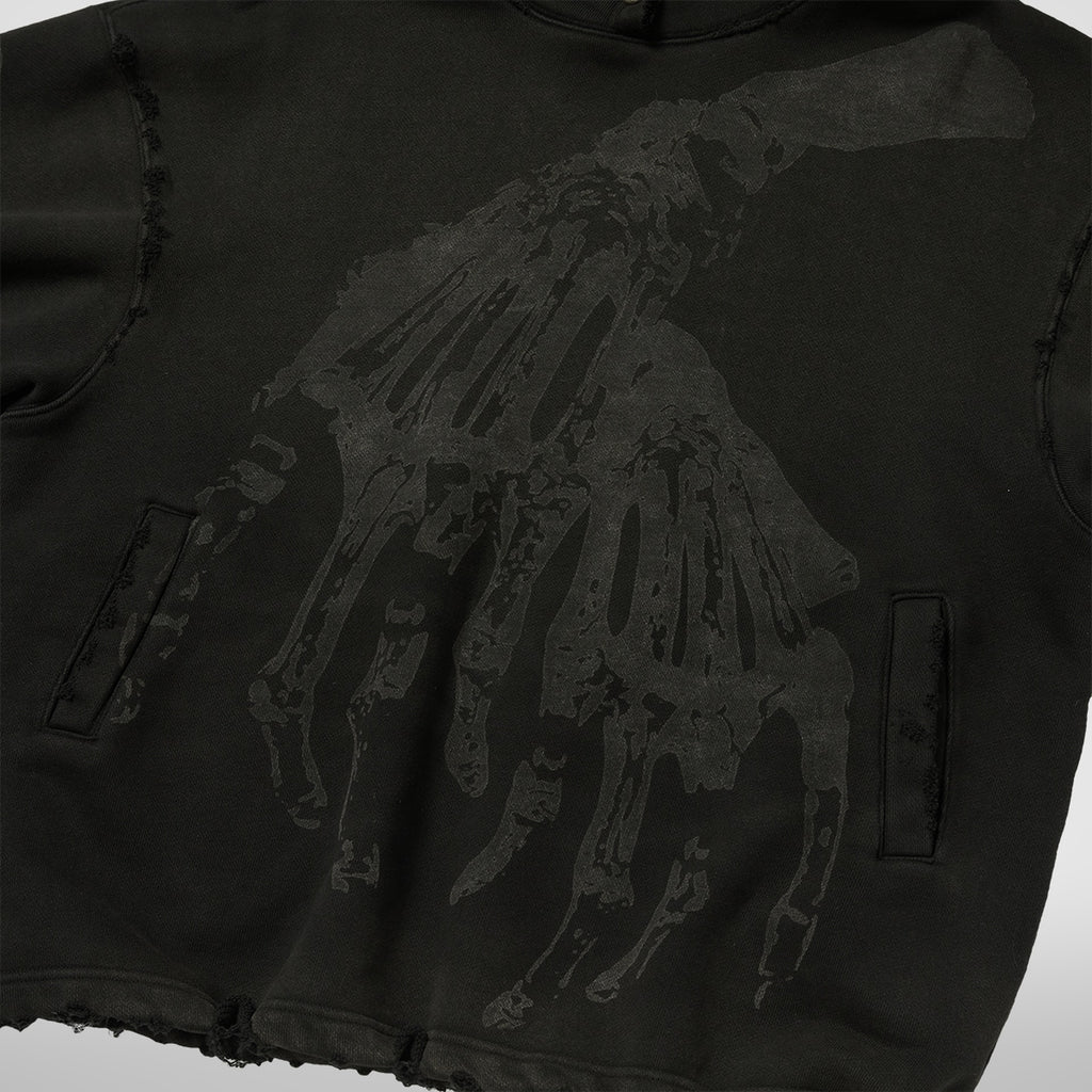 Thug Club TC Bone Cross Hoodie in black/vintage, view 4 of 6