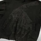 Thug Club TC Bone Cross Hoodie in black/vintage, view 4 of 6