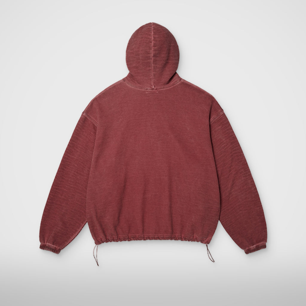 Thug Club Peace Stud Hoodie in red, view 2 of 8