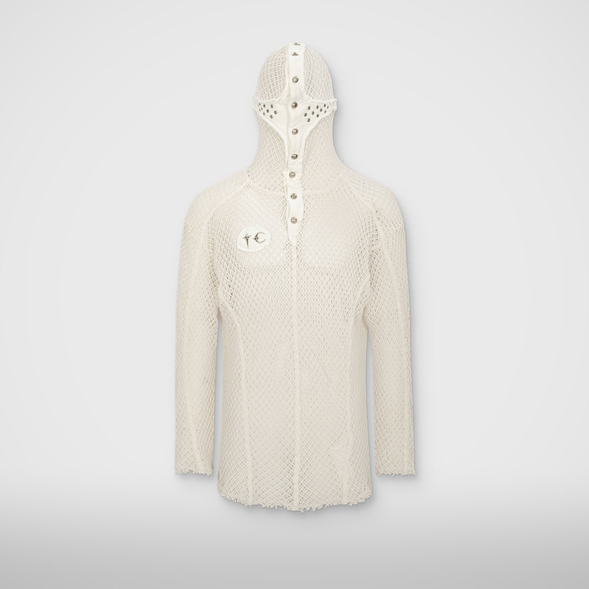 Thug Club MIthril Hoodie Sleeve in white