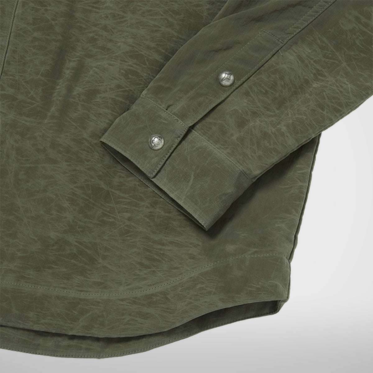 Thug Club Scarred Officer Shirt in khaki, view 6 of 7