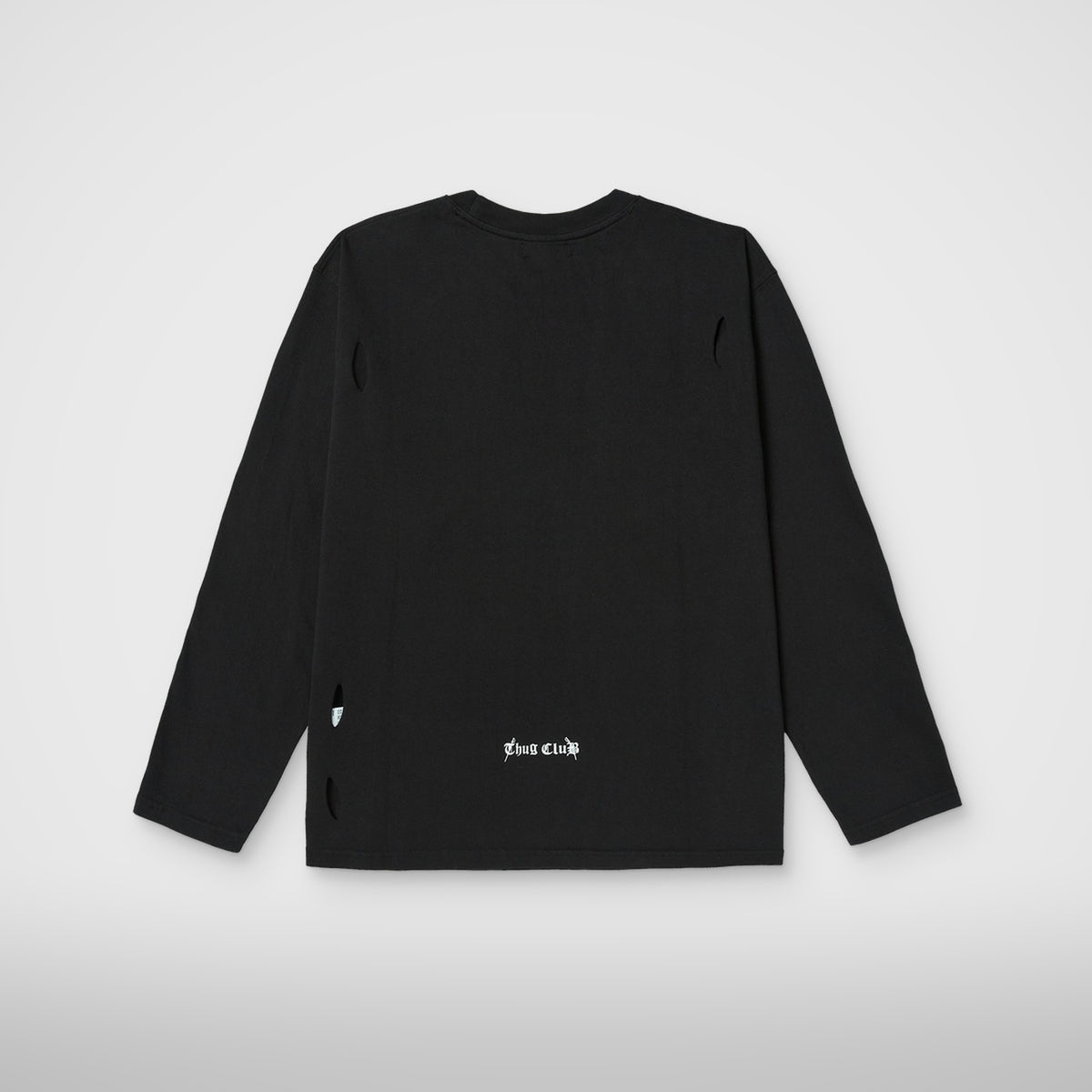 Thug Club Cross T Long Sleeve in black, view 2 of 7