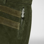 Thug Club Bio Soldier Leather Pants in khaki, view 6 of 7