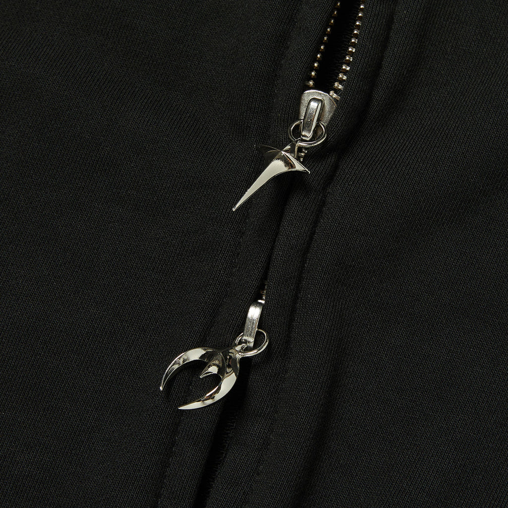 Thug Club TC Two Face Fur Hooded Zip-Up in black, view 5 of 8