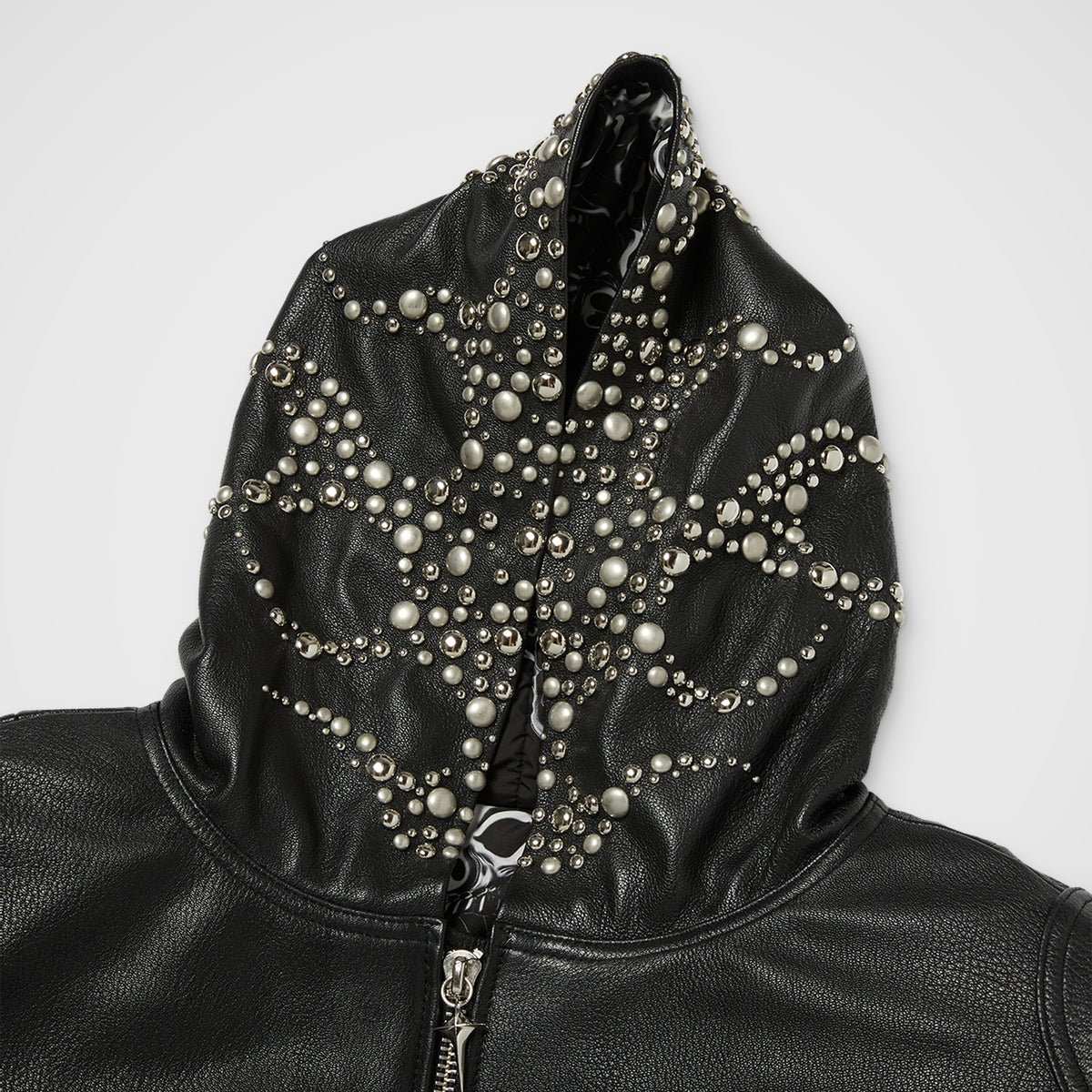 TC HOTHEAD THREE RIDING SKULL LEATHER JACKET