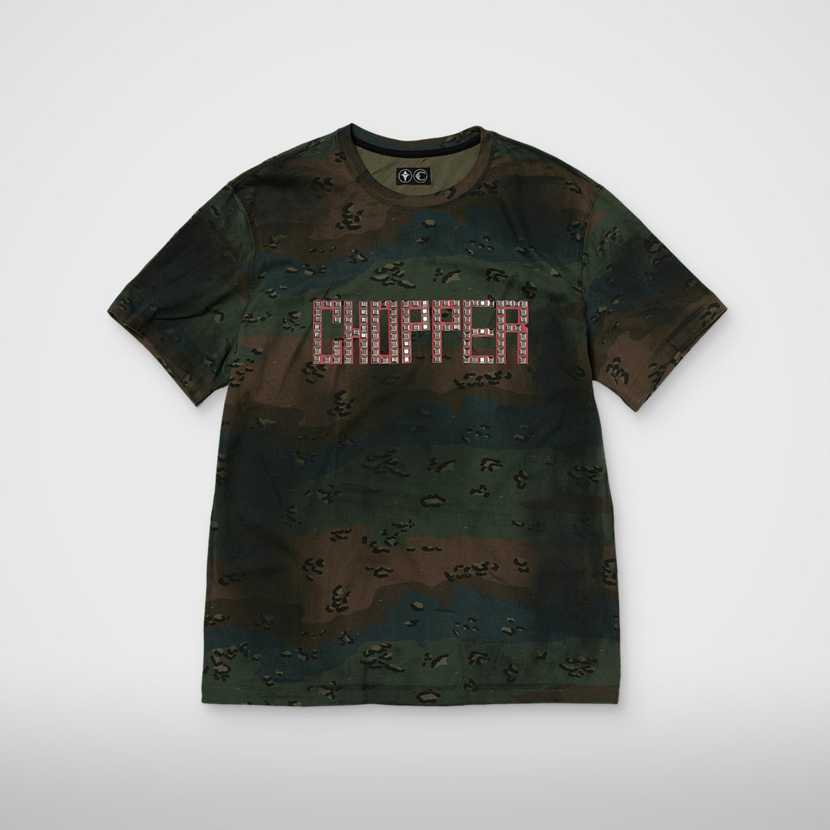 Thug Club Camoflage Chopper T-Shirt in green