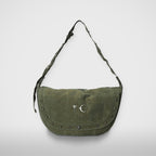 Thug Club Scarred Bio Army Messenger Bag in khaki
