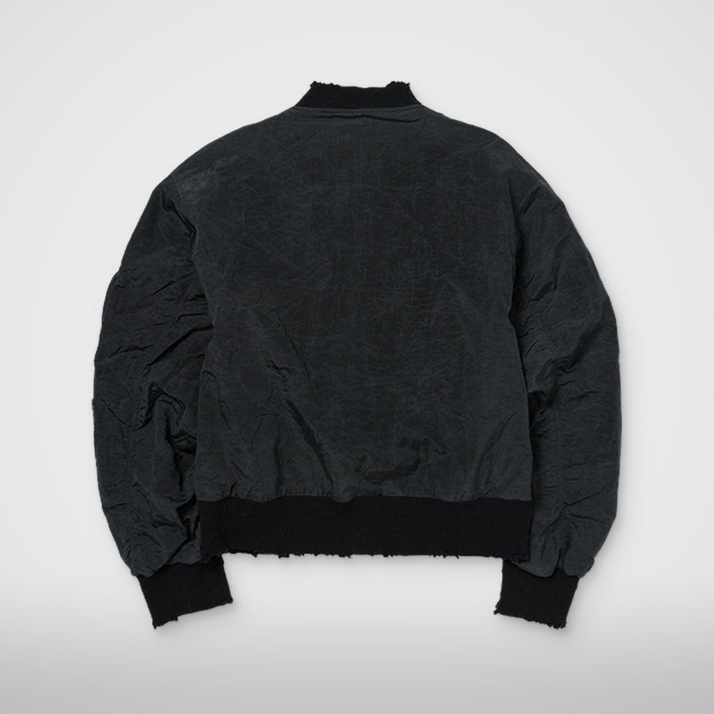 Thug Club Scarred Tango Charlie Bomber in black, view 2 of 7