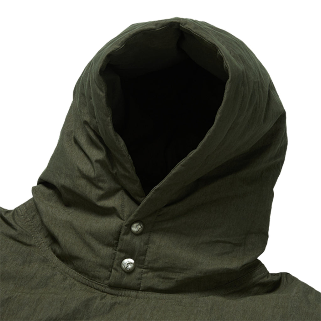 Thug Club Armor Down Hoodie in khaki, view 3 of 7