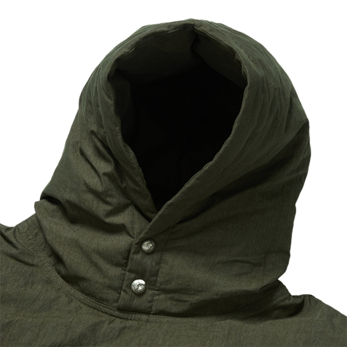 Thug Club Armor Down Hoodie in khaki, view 3 of 7