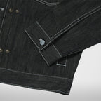 Thug Club Land Warfare Denim Jacket in black, view 7 of 8