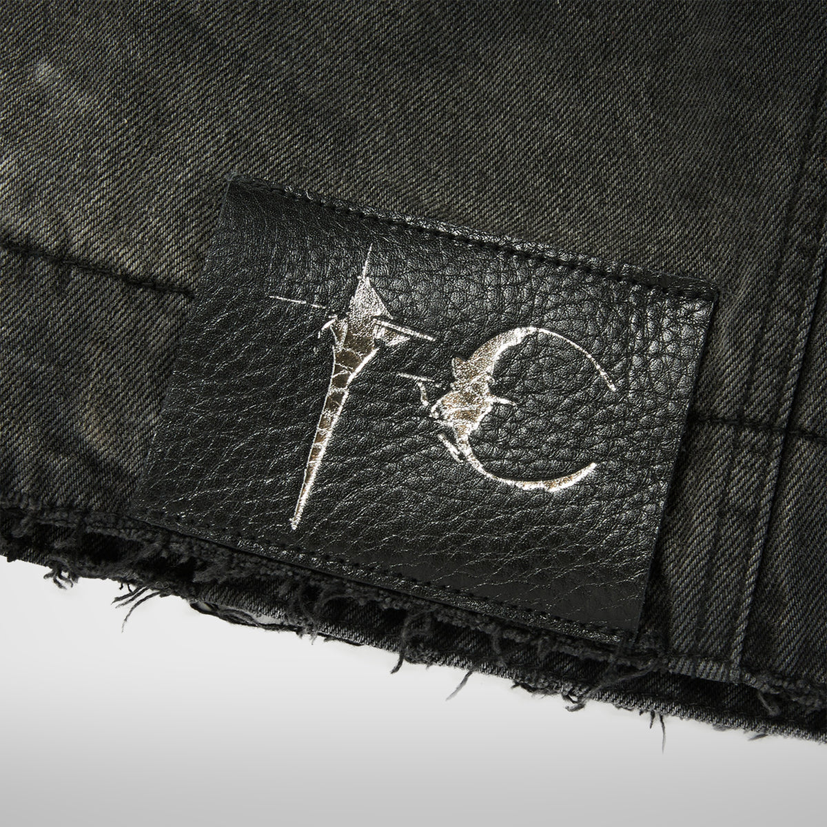 Thug Club Iron Steel Focus Denim Jacket in black, view 4 of 4