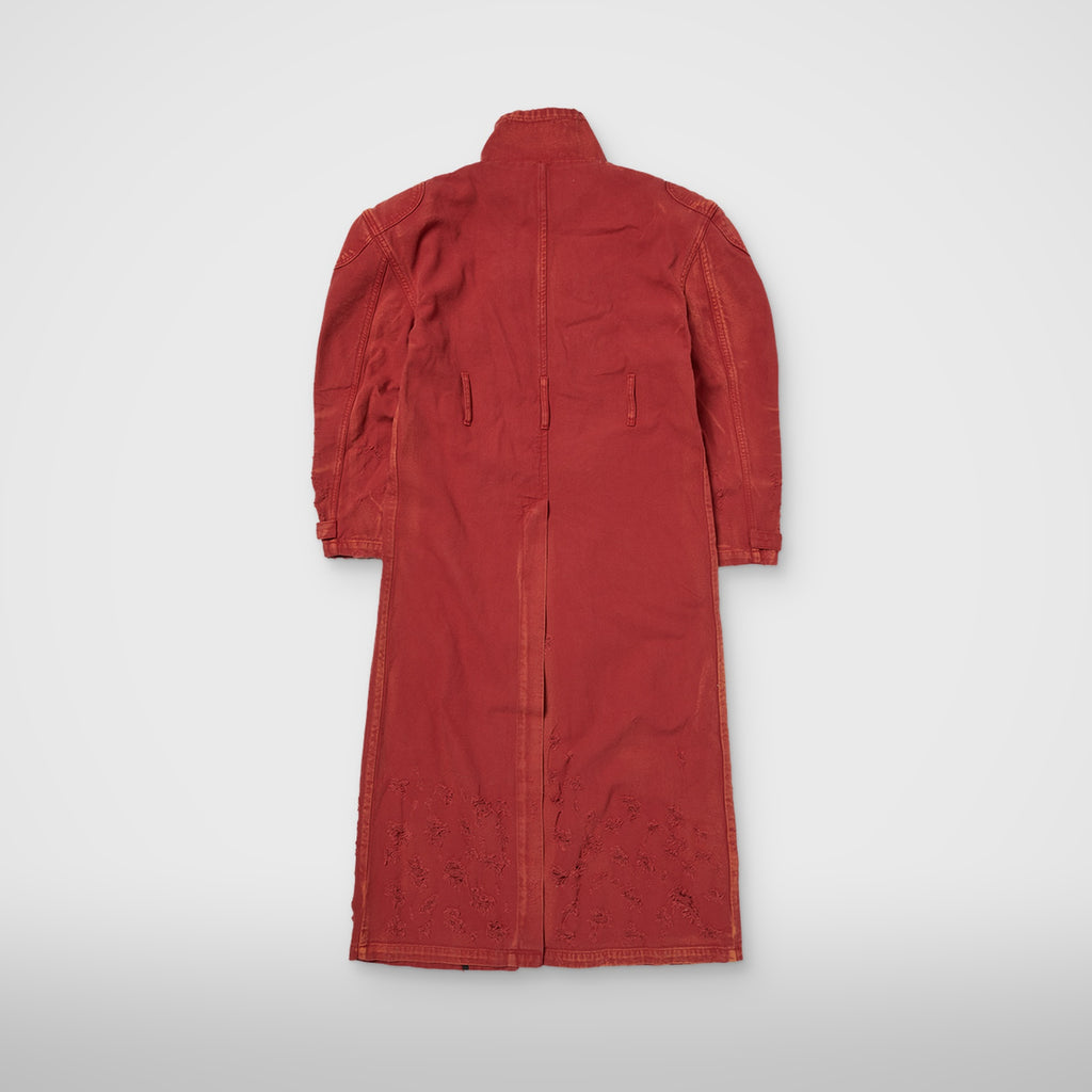 Thug Club TC Trigun Coat in red, back view