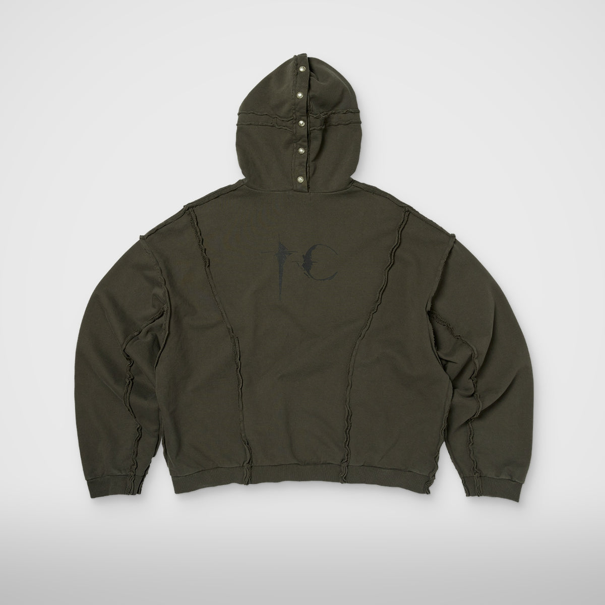 Thug Club Pubg Exclusive Scope Hoodie in khaki, view 2 of 2