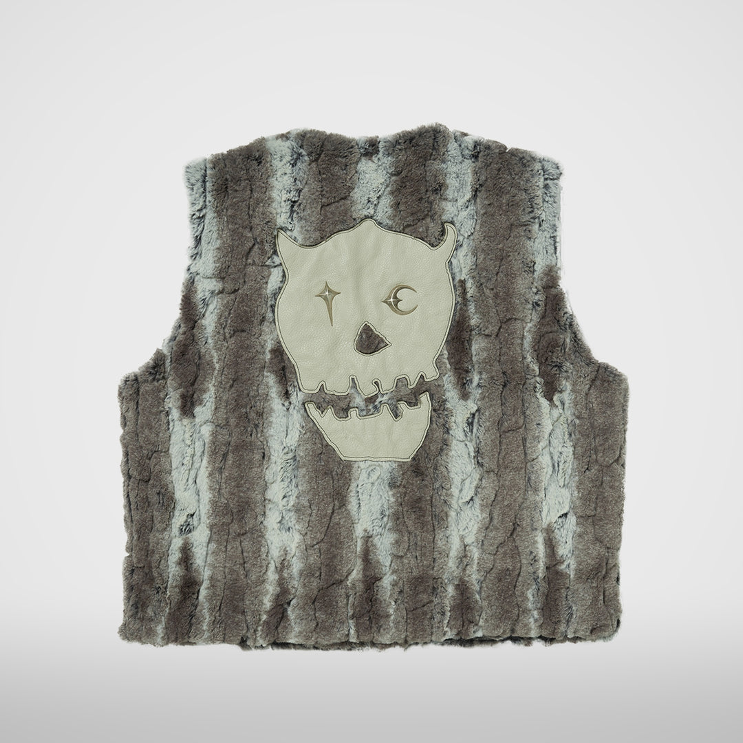TC Skull Fur Vest