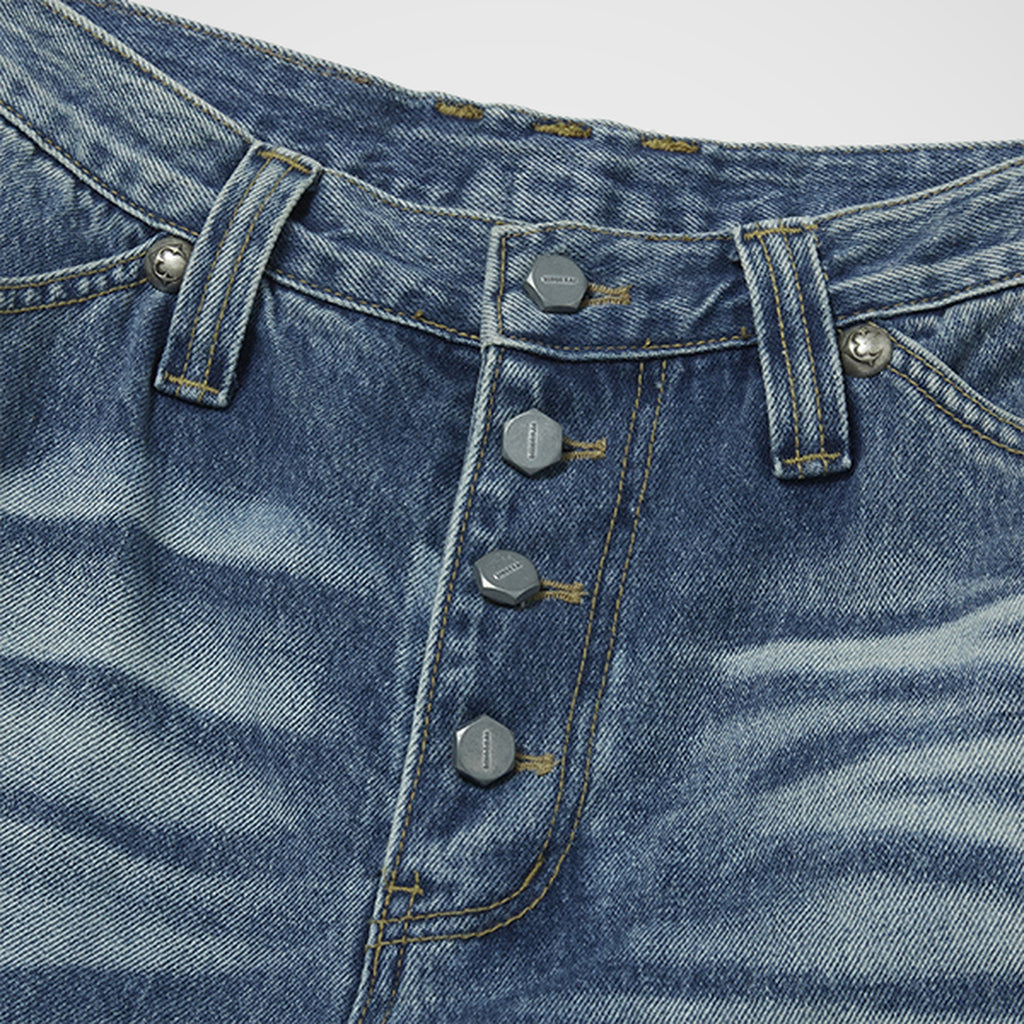 Thug Club Parkour Denim Pants in blue, view 3 of 7