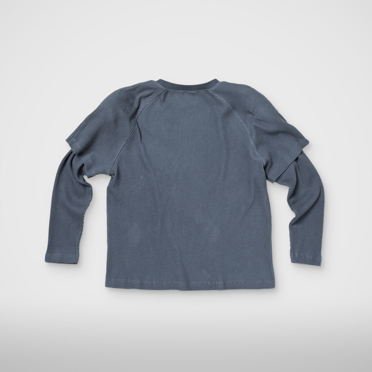 Thug Club Bulk Shoulder Three Riding Skull Layered T-Shirt in blue, view 2 of 4