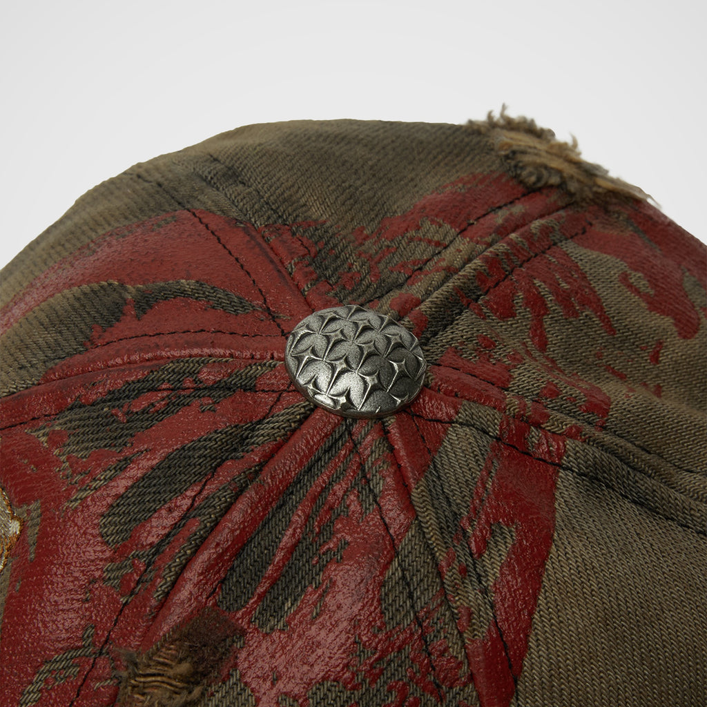 Thug Club TC Ring Bone Cap in black, close-up detail, view 4 of 7
