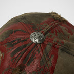 Thug Club TC Ring Bone Cap in black, close-up detail, view 4 of 7