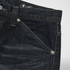 Thug Club Burn Down Denim Pants in blue, view 4 of 9