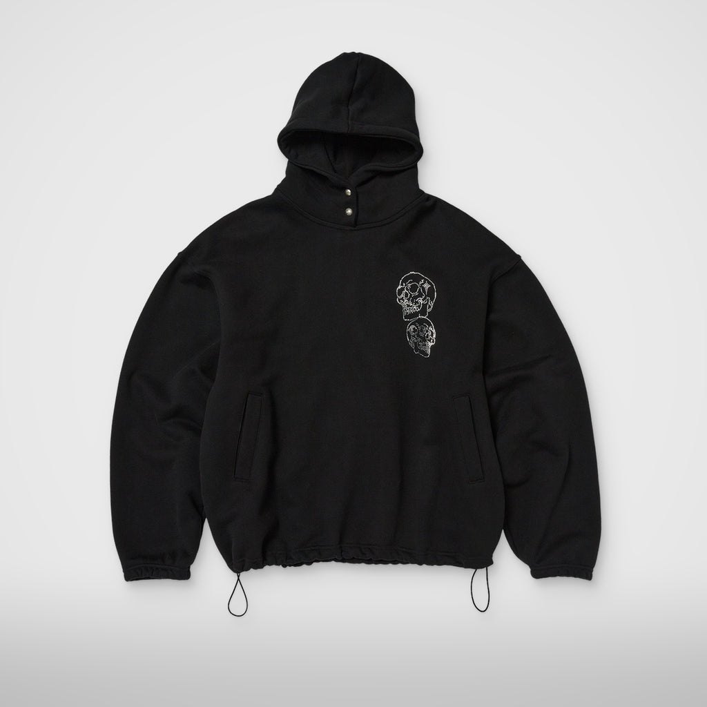 Thug Club TC Angels Crystal Embellished Hoodie in black, view 2 of 2