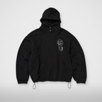 Thug Club TC Angels Crystal Embellished Hoodie in black, view 2 of 2