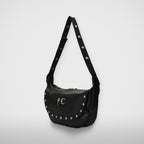 Thug Club Goat Skin Dragon Messenger Bag in black, view 2 of 3